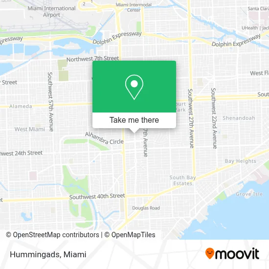 Hummingads map