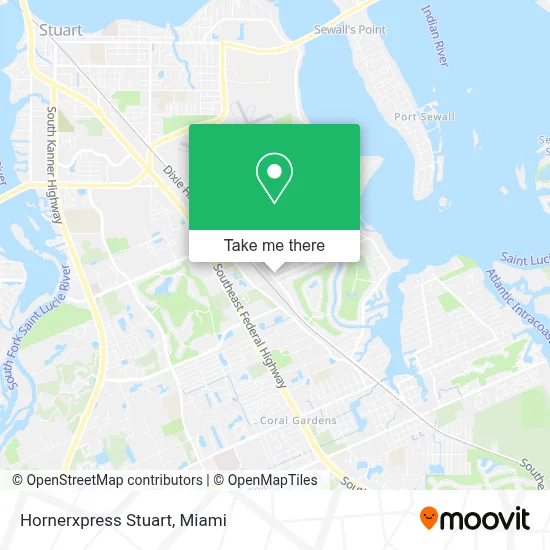 Hornerxpress Stuart map