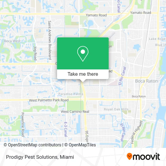 Prodigy Pest Solutions map