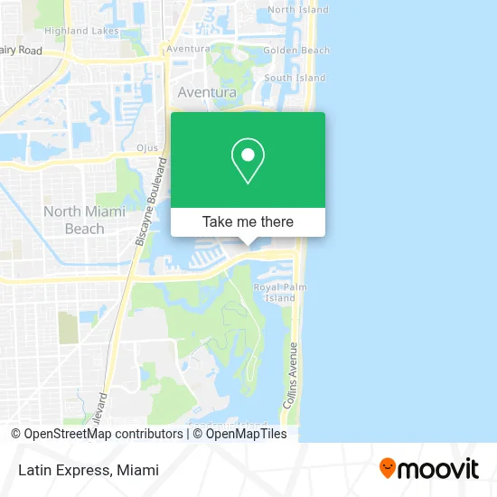Latin Express map
