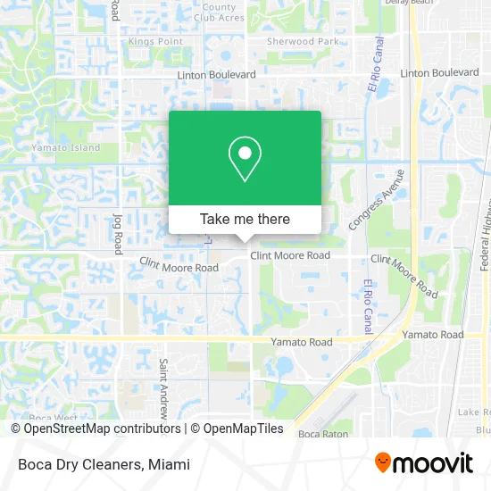 Boca Dry Cleaners map