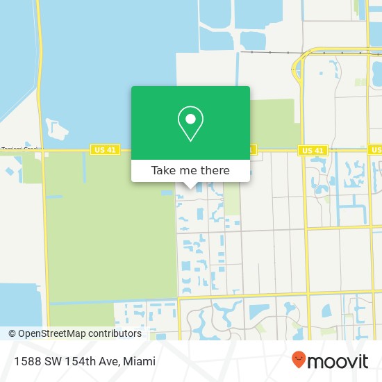 1588 SW 154th Ave map