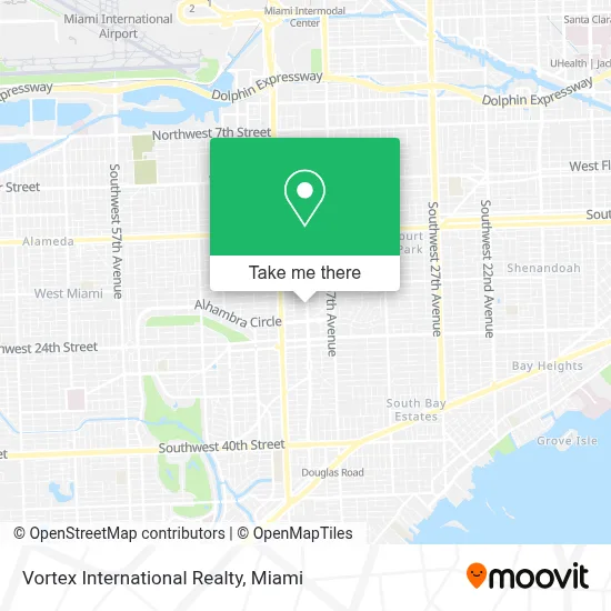 Vortex International Realty map