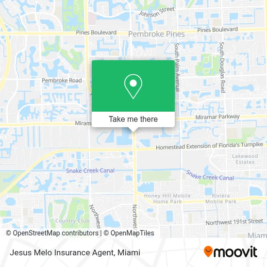 Jesus Melo Insurance Agent map
