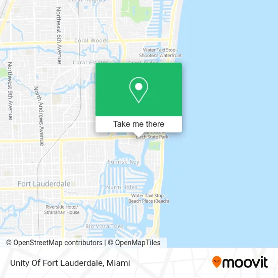 Unity Of Fort Lauderdale map