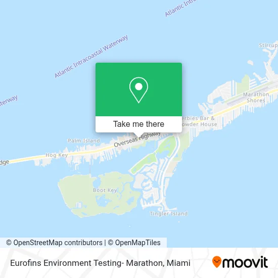 Eurofins Environment Testing- Marathon map