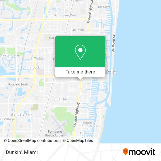 Dunkin' map