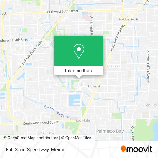 Full Send Speedway map