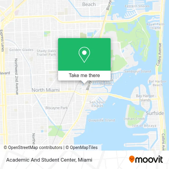 Academic And Student Center map