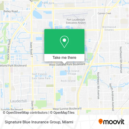 Signature Blue Insurance Group map