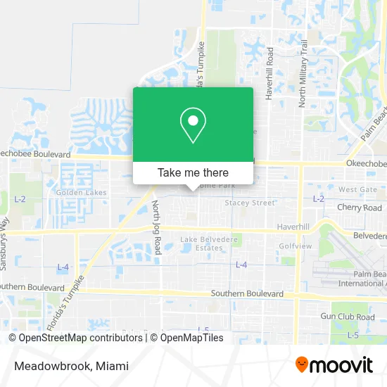 Meadowbrook map