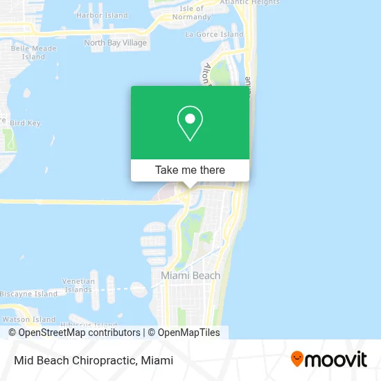 Mid Beach Chiropractic map