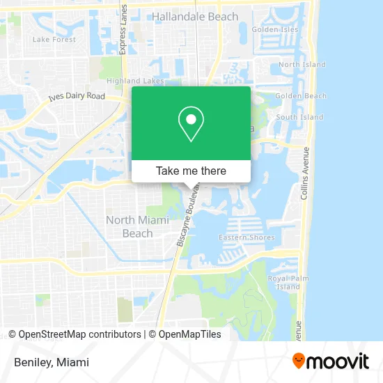 Beniley map