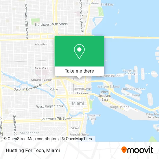 Hustling For Tech map