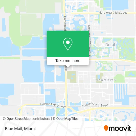 Blue Mail map