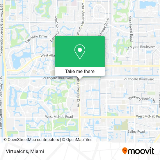 Virtualcns map