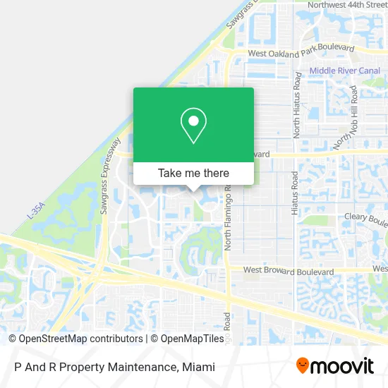 P And R Property Maintenance map