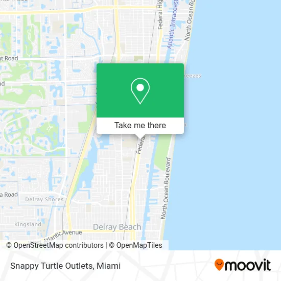 Snappy Turtle Outlets map