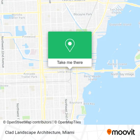 Clad Landscape Architecture map
