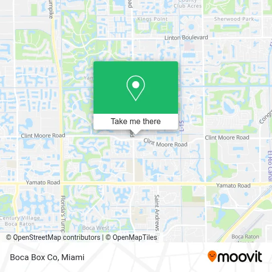 Boca Box Co map