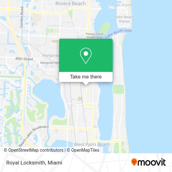 Royal Locksmith map