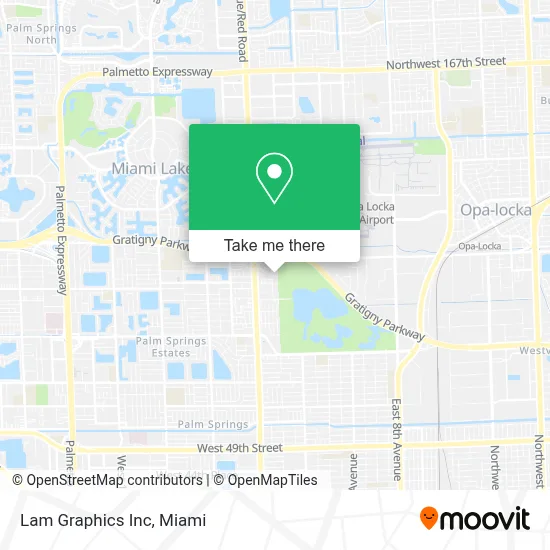 Lam Graphics Inc map