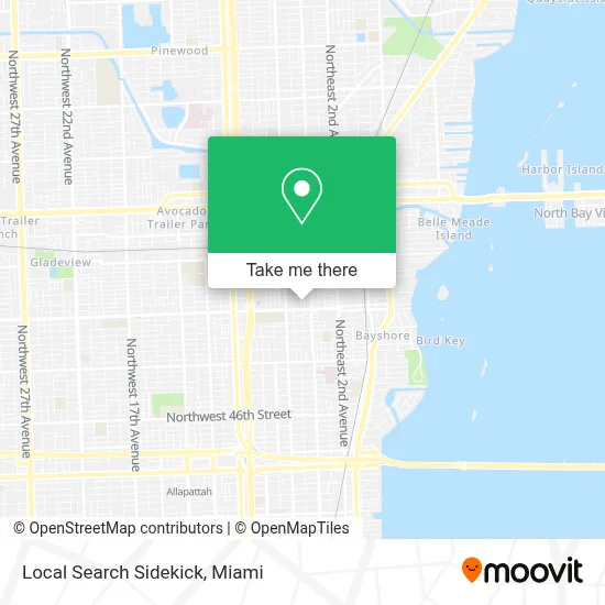 Local Search Sidekick map