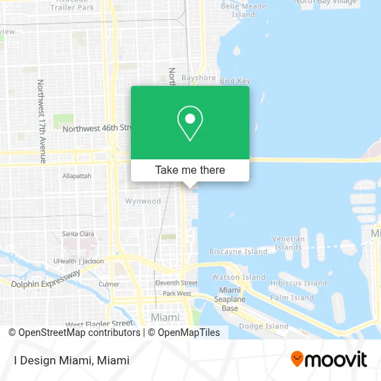 I Design Miami map