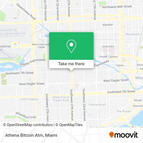 Athena Bitcoin Atm map