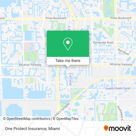 One Protect Insurance map