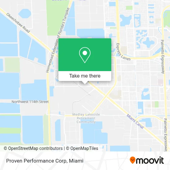 Proven Performance Corp map