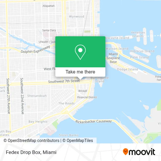 Fedex Drop Box map