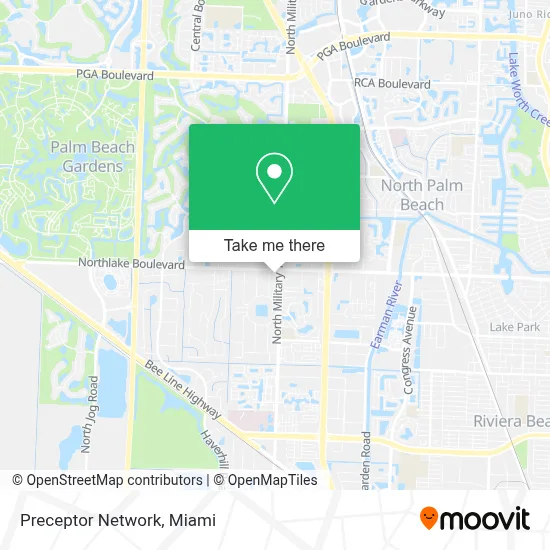 Preceptor Network map