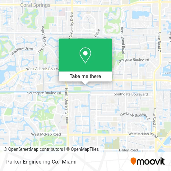 Parker Engineering Co. map
