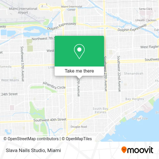 Slava Nails Studio map