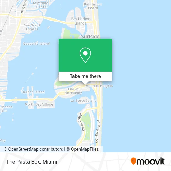 The Pasta Box map