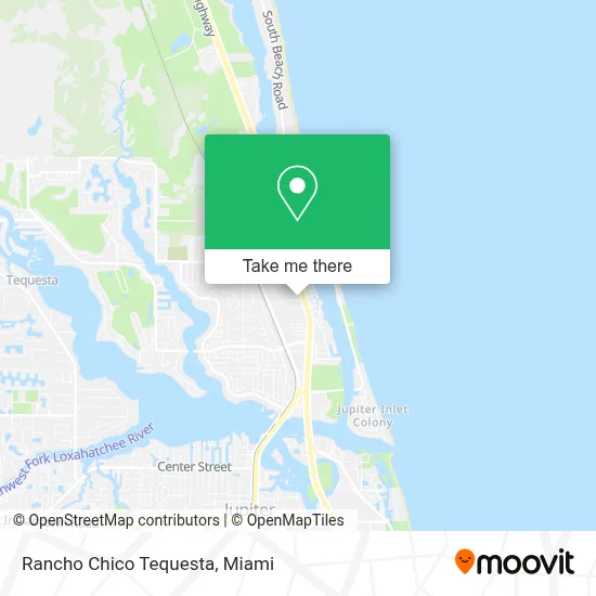Rancho Chico Tequesta map