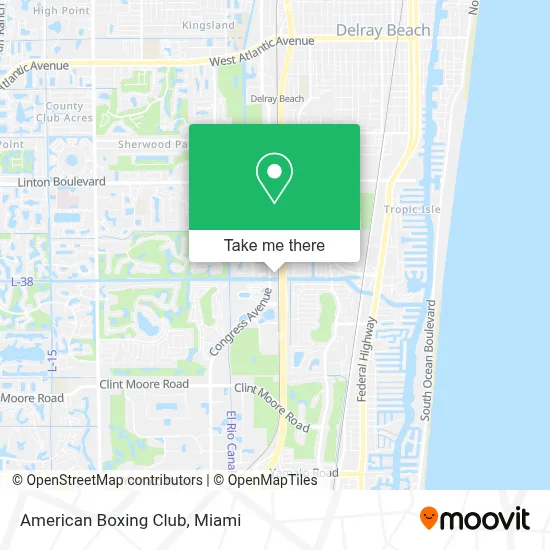American Boxing Club map