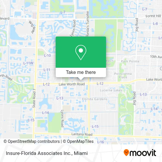 Insure-Florida Associates Inc. map