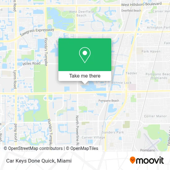 Car Keys Done Quick map