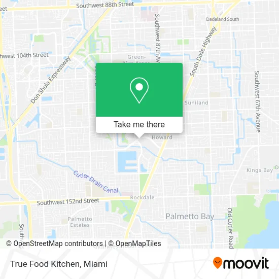 True Food Kitchen map