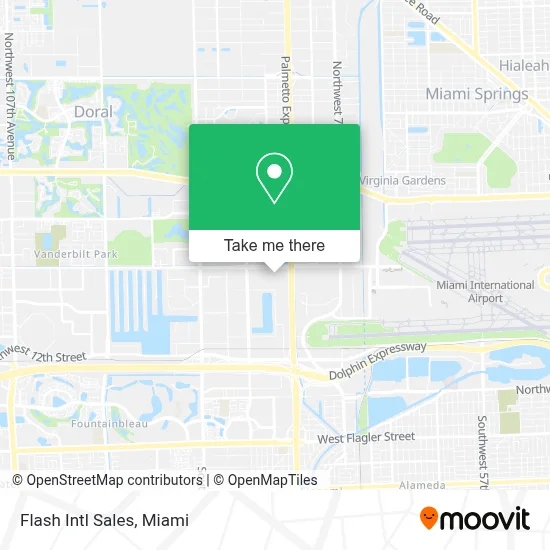 Flash Intl Sales map