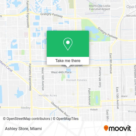 Ashley Store map