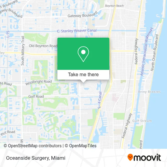 Oceanside Surgery map