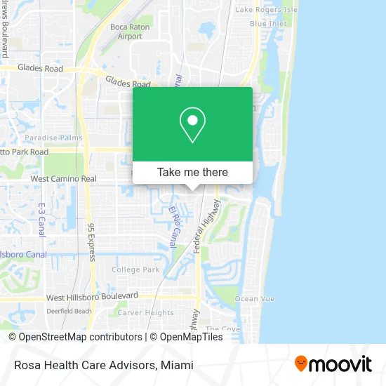 Rosa Health Care Advisors map
