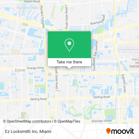 Ez Locksmith Inc map