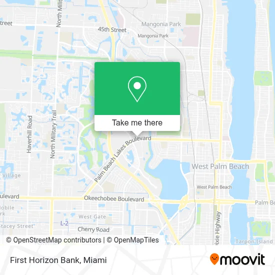 First Horizon Bank map