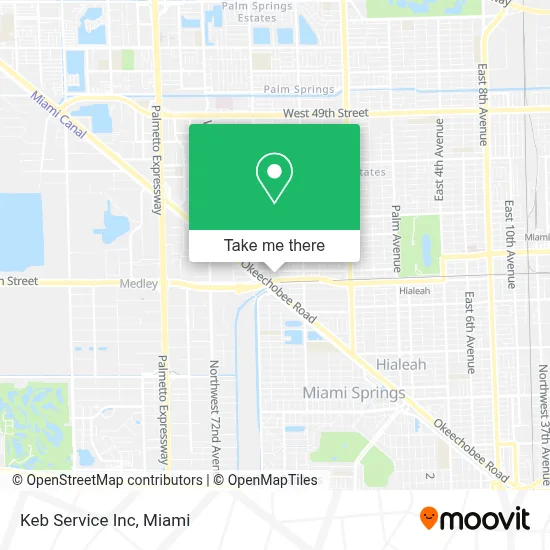 Keb Service Inc map