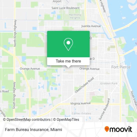 Farm Bureau Insurance map