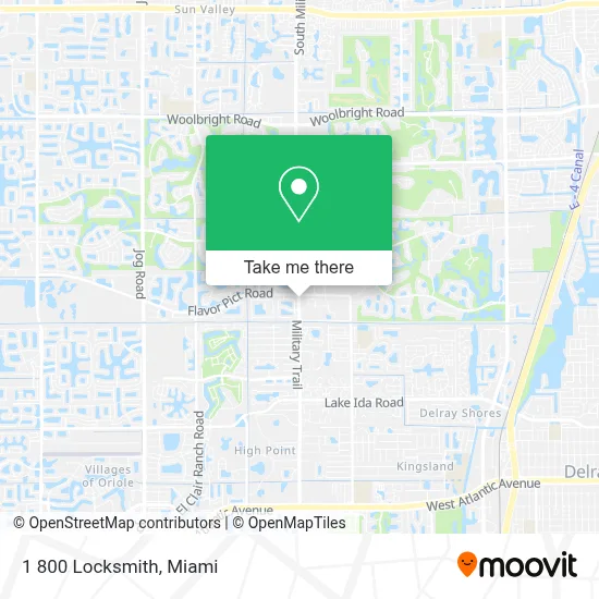 1 800 Locksmith map